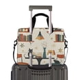thumbnail image 2 of FORMRS 16" Laptop Bag Carrying Sleeve Case with Handle Travel Shoulder Briefcase, Cats Reading Pattern, 2 of 8