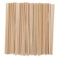 thumbnail image 3 of 100 Pieces Round Natural Balsa Wood Wooden Sticks Dowel Rod for Model Making Woodcraft Woodworking DIY Wedding Birthday Ornament 150mm, 3 of 8