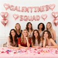 thumbnail image 4 of Globos para decoración del día de San Valentín, Galentines Squad, oro rosa, 4 of 7