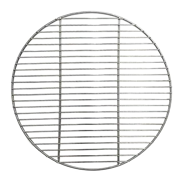 Qaailabf Round Stainless Steel BBQ Grill Grate Cooking Grid - 30cm 35cm 40cm Diameter Options - Heat Distribution Mesh Design - Easy Clean Polished Surface - Camping Picnic Outdoor Barbecue Baking