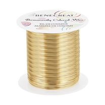 26 Gauge 131 Yards Jewelry Beading Wire Light Gold Tarnish Resistant Copper Wire