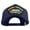 Navy, variant on Veteran Military Large Patched Big Size Solid Cotton Twill 5 Panel Prostyle Snap Cap - Khaki XL-3XL