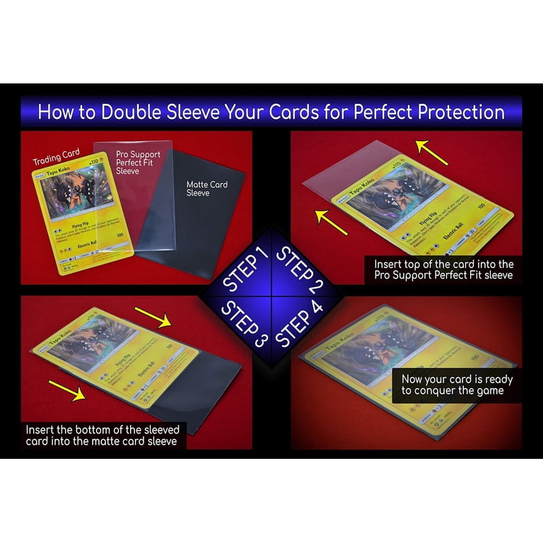 best inner sleeves for pokemon cards Amazon.com: 600 Pack Card Sleeves, Perfect Fit Inner Sleeves Ideal for  Double-Sleeving, Trading Card Sleeve Compatible with MTG, TCG, Gaming Cards  : Toys & Games main image 1