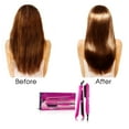 thumbnail image 7 of Royale Platinum Genius Heating Element Flat Iron Luxury Ceramic Tourmaline 2 in 1 Hair Straightener / Curler (Duet- Hot Pink), 7 of 7