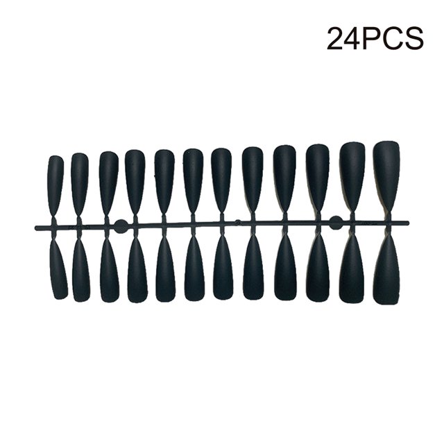 Nail Enhancement Tablets Chic Dot Design Not Susceptible to Allergies Frosted Texture Fake Fingernail Charming Manicure Tips JM-09Ink Blue