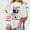 1-White5, variant on Women's DIY Customization Name Photo T-shirt Summer Tee Short Sleeve Crew Neck T shirt