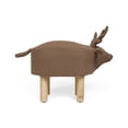 thumbnail image 7 of Azelya Contemporary Kids Deer Ottoman, Brown, 7 of 7