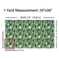 thumbnail image 3 of Homewish Wild Animal Parrot Fabric by the Yard 3 Yard,Tropical Monstera Leaf Sewing Fabric,Colorful Bird Room Decor Fabric by the Yard For Girls Boys Kids,Ultra Soft Home Decor, 3 of 6