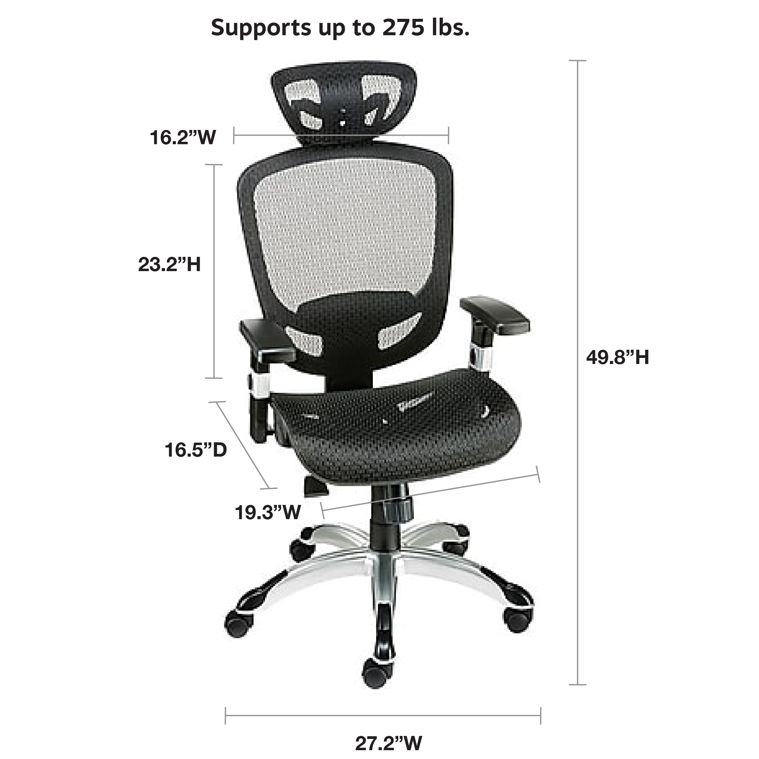 Buy Staples Hyken Technical Mesh Task Chair Black 990119 Online In