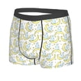thumbnail image 2 of Wukai Moon And Rabbit Print Men’s Underwear Breathable Boxer Briefs,&nbsp;Moisture Wicking & Breathable-Medium, 2 of 7