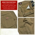 thumbnail image 5 of Womens Straight Leg Carpenter Work Pants, Size Down for Ideal Fit, 5 of 6
