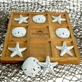 thumbnail image 2 of Starfish Tic Tac Toe Game 9x9" Beach Tic Tac Toe Game Coastal Beach House Coffee Table Game Board Decor, 2 of 5