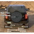 thumbnail image 6 of Brawny Bronco - 35-in w/Cam - Carbonized Gray - US Made SpareCover® - Brawny Series - Heavy Vinyl Denim Texture - High Endurance Spare Tire Cover, 6 of 8
