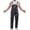 Black Background Ghost, variant on Mens Overalls Bib Coveralls Printed Jumpsuit Festival Outfits(Ghost,M)
