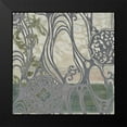 thumbnail image 2 of Goldberger, Jennifer 12x12 Black Modern Framed Museum Art Print Titled - Small Medallions and Damask III, 2 of 5