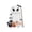 A002- Clear (Halloween Pumpkin Ghost B), variant on Halloween Picture Frame 8X6 Inch Wood Picture Frame Spooky Halloween Decor for Table Wall Display Vintage Halloween Decor for Halloween Party Haunted House Home Decor 1 Pack