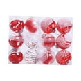 thumbnail image 2 of 12 bolas navideñas irrompibles para decorar Rojo, 2 of 9