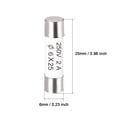 thumbnail image 2 of Unique Bargains Ceramic Cartridge Fuses 2A 250V Ceramic Fuses Fast Blow for Amplifier Energy Saving Lamp Ballast 5pcs, 2 of 4