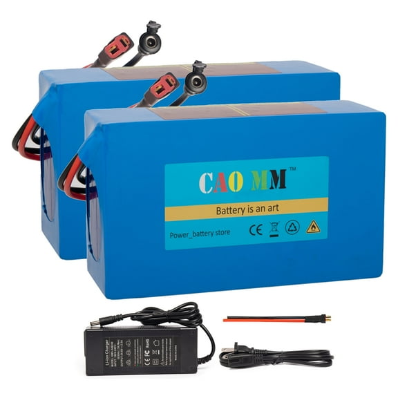 2PCS 36v 16ah Ebike Battery T-Plug 36v Battery Motor Included 2A Charger