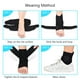 thumbnail image 3 of Soporte de Tobillo, Tobillera Ajustable, Tobillera para Tendinitis, Tobillera Estabilizadora para la Recuperación de Lesiones, Alivio del Dolor Crónico de Tobillo, Artritis, Tendinitis, 1 pieza Ecomeon  no, 3 of 5