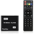 thumbnail image 1 of Reproductor multimedia HDMI, reproductor multimedia digital 4K Ultra HD, compatible con unidad USB, tarjeta SD, salida 4K a 30 Hz, decodificación H.265/H.264/AVC MP4/MKV/MP3/TS/Rmvb/Mov/JPG, 1 of 8
