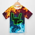 thumbnail image 4 of Share The Love T Shirts, 3D Print Short Sleeve for Boys Girls, Casual Graphic Tee Tops, 4 of 10