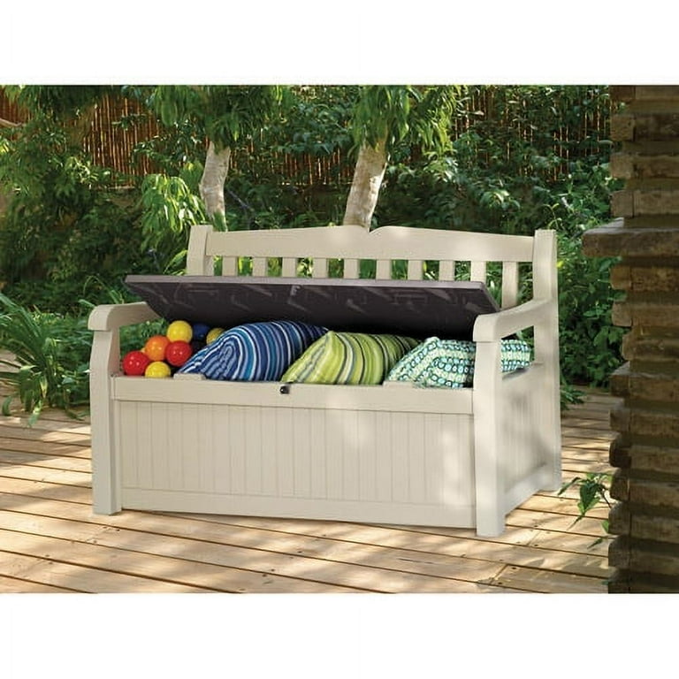 Keter eden plastic storage bench sale