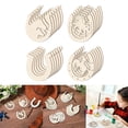 thumbnail image 4 of Recortes de sin terminar Gloria Manualidades Decoración para hogar 24 piezas, 4 of 9