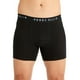 thumbnail image 2 of Calzoncillos tipo bóxer Perry Ellis de algodón elástico para hombre, paquete de 5, color negro, 2 of 5