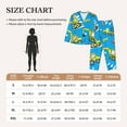 thumbnail image 6 of Bingfone Womens Pajama Sets Cute Car Cartoon Print,Long Sleeve Loungewear Pajamas Set-Medium, 6 of 9