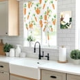 thumbnail image 5 of Easter Carrot Balloon Curtains for Living Room/French Door, Spring Watercolor Modern Art Tie Up Curtains 63 Inch Length Energy Saving Kitchen Curtains Shades for Windows 42"x63", 5 of 8