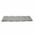 thumbnail image 2 of Abstract Floor Pillow Lounger Cover, Geometric Pattern with Traditional Culture Effects Print, Nap Mat Printed Fabric Case for 5 Pillows, 88" x 36", Grey Pearl Pale Pink, by Ambesonne, 2 of 5