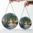 thumbnail image 3 of Window Hanging Glass Art - Willow Tree by Sunset Design with Beautiful Stained Glass, Perfect for Home Window and Car Decoration, Nature-Inspired Gift for Art Lovers, 3 of 5