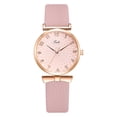 thumbnail image 2 of Reloj de cuarzo para mujer, relojes para mujer, conjunto de pulsera con flores, reloj de pulsera para mujer, reloj casual de cuero de cuarzo para mujer, 2 of 2