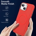 thumbnail image 4 of Feishell Silicone Magnetic Case for Apple iPhone 14,Compatible with MagSafe Charging,Built-in Removable Card Pocket,Anti-Scratch Shockproof Slim Thin Protective Phone Cover,Red, 4 of 8