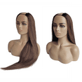 thumbnail image 4 of U Part Wig Human Hair for Black Women Brazilian Straight Human Hair No Lace U Shape Half Wig Glueless 150% Density Wigs Hair Extension with Clips 24 inches Long, 4 of 9