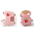 thumbnail image 2 of Arnés de mochila para mascotas con correa para gatos, perros pequeños, Mini portabebés, bolsas de sillín de bolsillo, bolsa para cachorros con correa de entrenamiento, 2 of 5