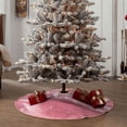 thumbnail image 4 of Lukts Glittering Pink Bathtub Print Color Life Christmas Tree Skirt, Winter Holiday Tree Mat Decoration ,Can be Used as A Shawl-48", 4 of 6