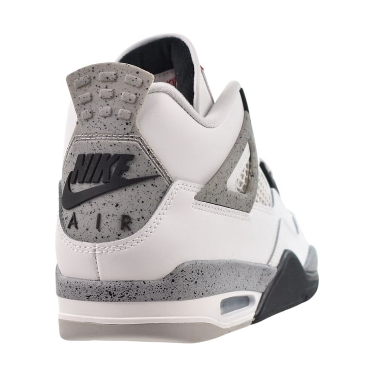 Jordan 4 Retro White Cement (2025) (Summit White/Fire Red-Tech