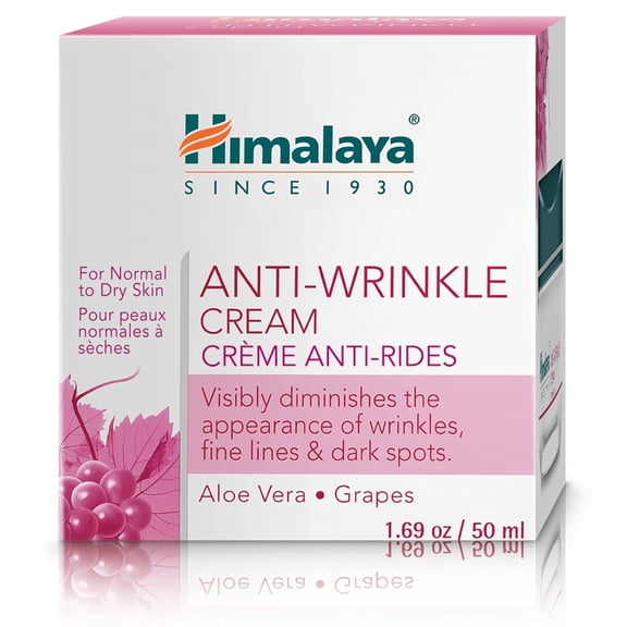 Himalaya Anti-Wrinkle Cream, Reduce Wrinkles, Fine Lines, Dark Spots, Moisturizes & Repairs, 1.69 oz
