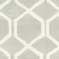 thumbnail image 4 of SAFAVIEH Chatham Hudson Geometric Wool Area Rug, Grey/Ivory, 6' x 9', 4 of 6