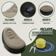 thumbnail image 4 of Sillón Puff Inflable Individual Resistente 120Kg Descansa Pies, 4 of 8