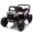 Black Polypropylene, variant on XIZE 12V Electric with Parent Remote, Slow Start, Swing, Anti-Slip Wheels, Front Shocks, LED Lights, and Music for family
