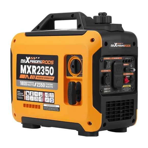 Maxpeedingrods 2350W Portable Inverter Generator Lightweight Gasoline Power Equipment for Outdoor Camping RV Home Backup Emergency Prep