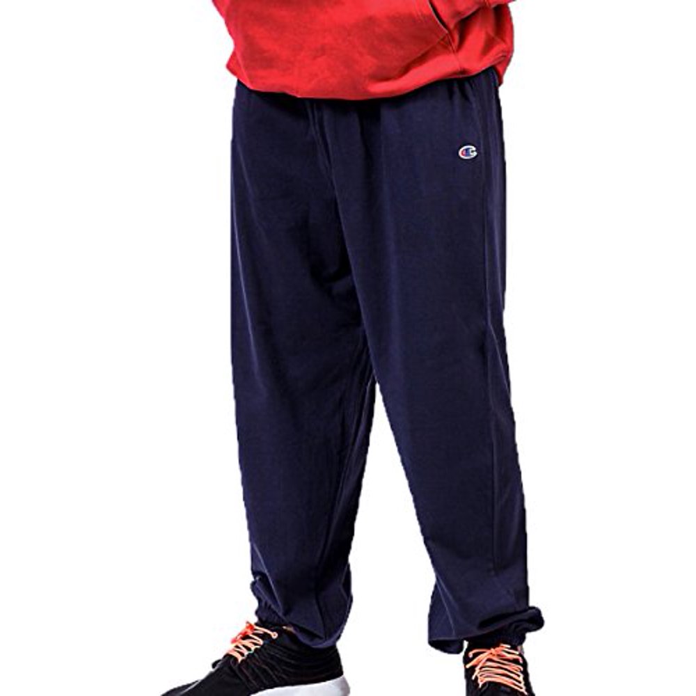 champion powerblend relaxed elastic bottom pants