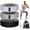 Grey, variant on Exercise Bands, 3 Levels Fabric Resistance Bands for Working Out, Workout Bands Resistance for Women & Men, Multi-Colored Fabric Booty Bands for Leg Strength Training, Rehab, Yoga