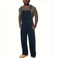 thumbnail image 2 of Holiday Clearance! ZVNAΖH Light Wash Denim Overalls for Men Overalls Slim Fit Workwear Jumpsuit with Adjustable Straps, 2 of 6