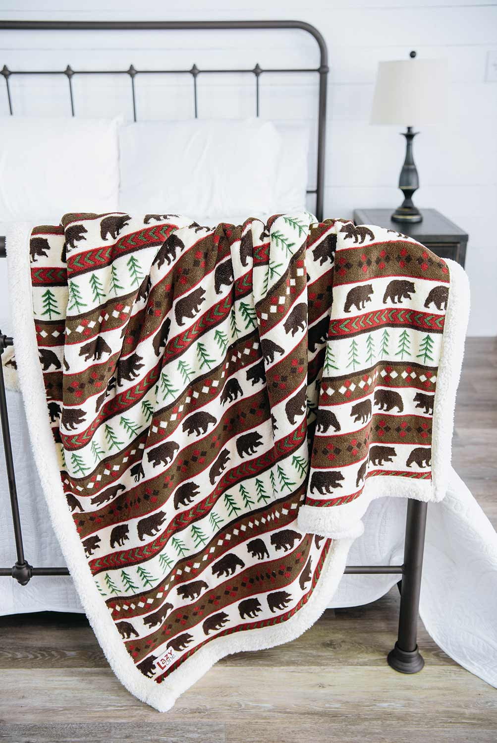 LazyOne Sherpa Throw Blanket - Thumbnail 2