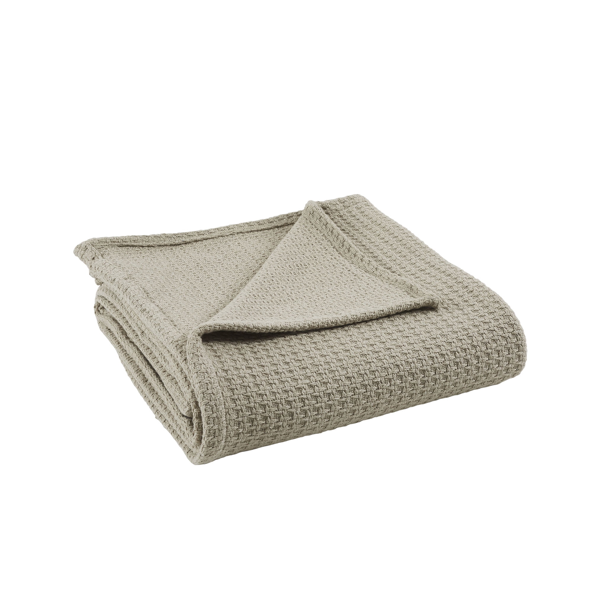 Modern Thread Oatmeal Waffle Weave 100% Cotton Adult Thermal Blanket, King