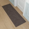 thumbnail image 6 of Ottomanson Non-Slip Hallway Runner Rug 1'10" x 6' Stain-Resistant Low Pile Carpet for Kitchen, Brown, 6 of 13